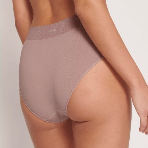 Sloggi Ever Infused mauve high waist brief