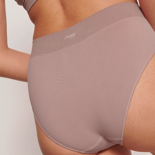 Sloggi Ever Infused mauve high waist brief