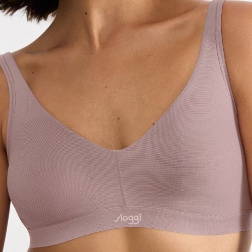 Sloggi  mauve non-padded bra