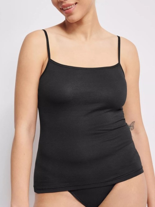 Sloggi Ever Ease black spaghetti top