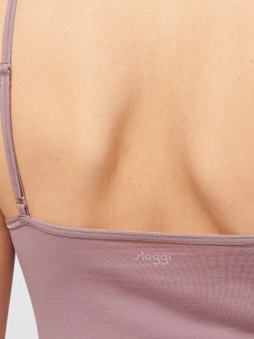Sloggi  mauve spaghetti top