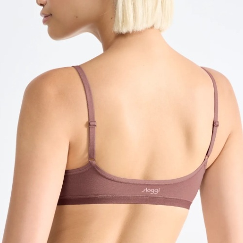 Sloggi GO Daily Cotton brown non-padded bra