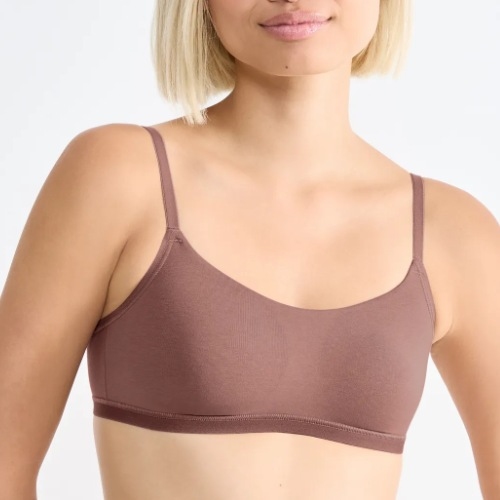 Sloggi GO Daily Cotton brown non-padded bra