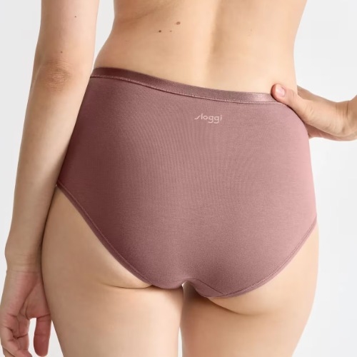 Sloggi GO Daily Cotton brown high waist brief