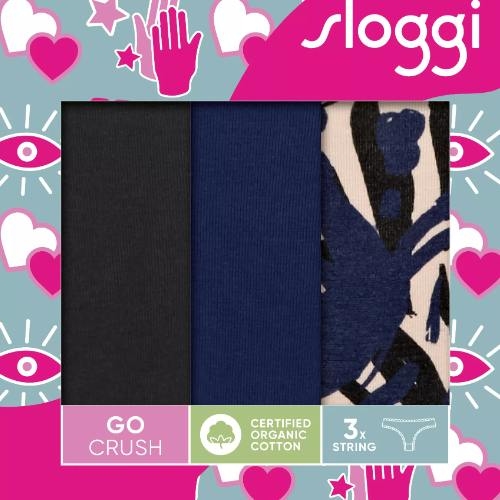 Sloggi GO Crush navy blue thong