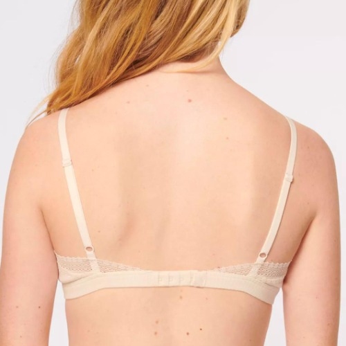 Sloggi GO Ribbed ivory non-padded bra