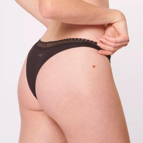 Sloggi GO Ribbed black brazilian