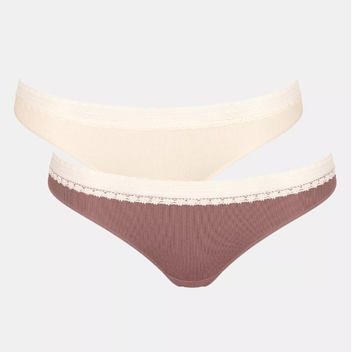 Sloggi GO Ribbed brown brazilian