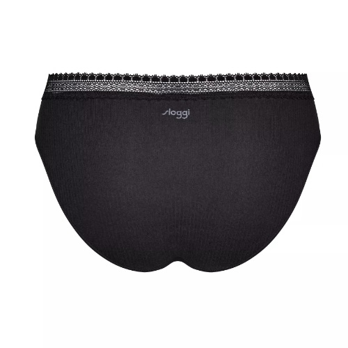 Sloggi GO Ribbed black brief