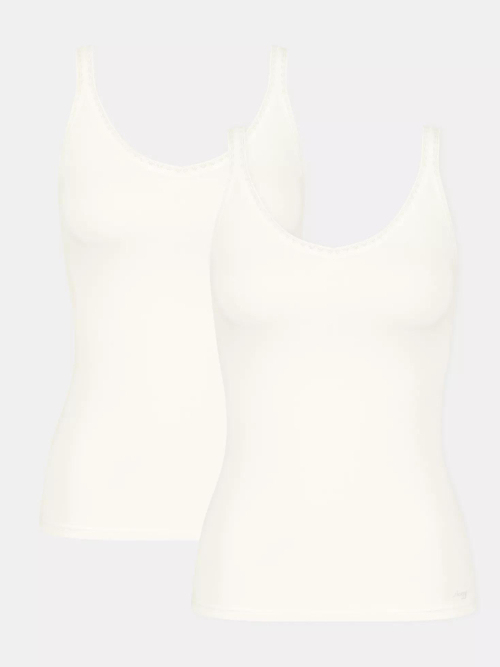 Sloggi GO white spaghetti top