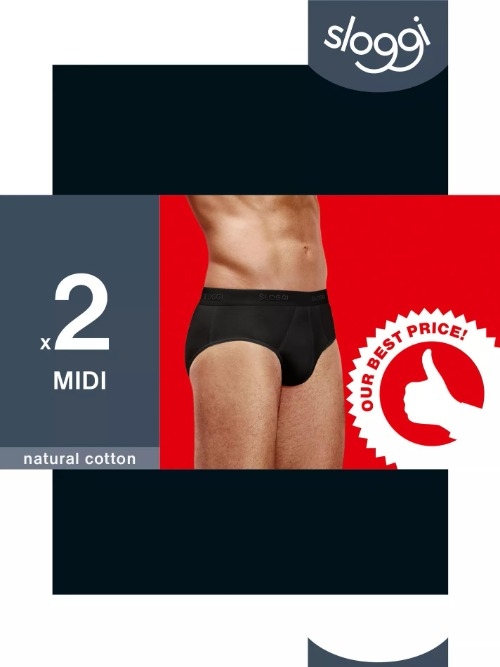 Sloggi Men 24/7 black men brief