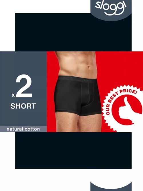 Sloggi Men 24/7 black boxer short