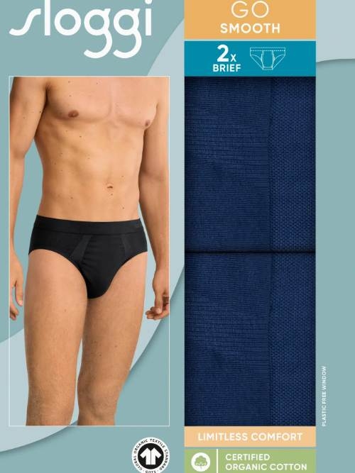 Sloggi Men GO Smooth navy blue brief