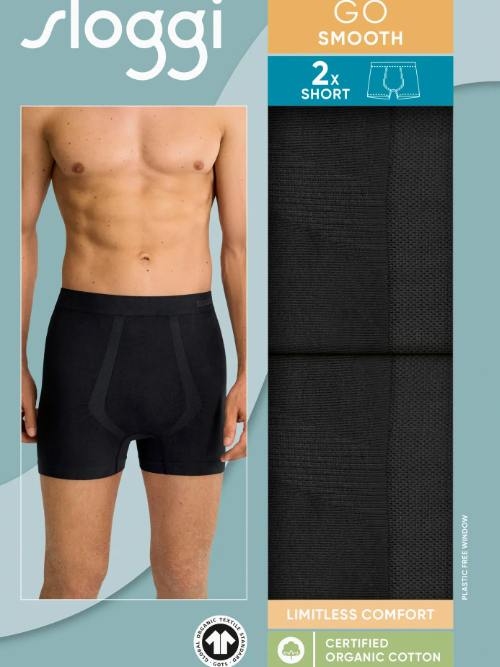 Sloggi Men GO Smooth black boxer short