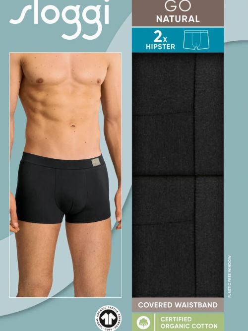 Sloggi Men GO Natural black trunk