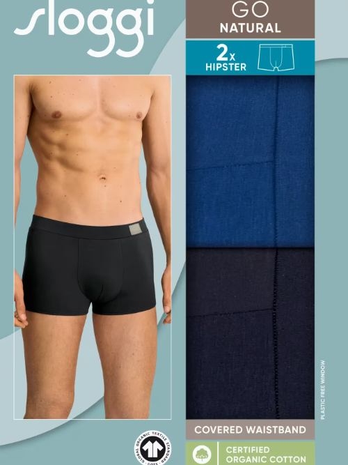Sloggi Men GO Natural navy blue trunk