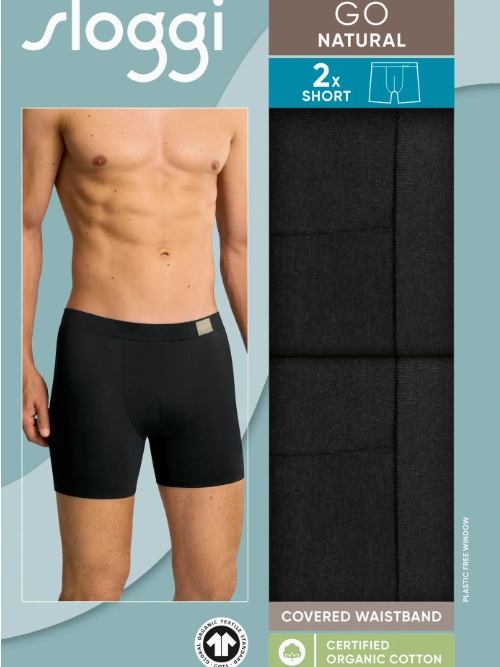 Sloggi Men GO Natural black boxer short