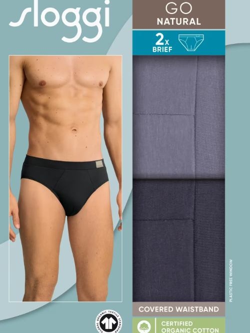 Sloggi Men GO Natural black men brief