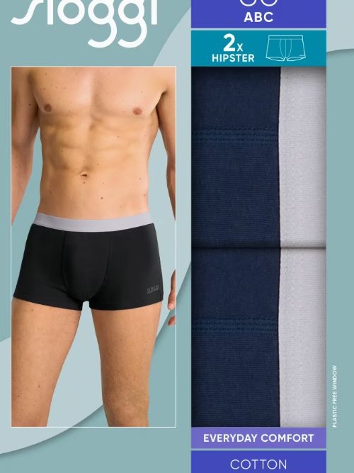 Sloggi Men GO ABC navy blue trunk