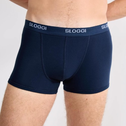 Sloggi Men Basic navy blue boxer short