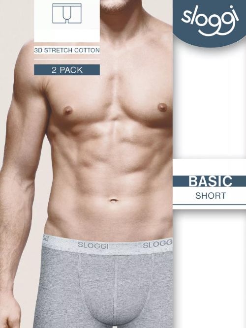 Sloggi Men Basic grey boxer short