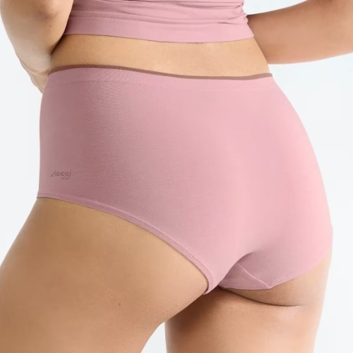 Sloggi GO Sense pink high waist brief