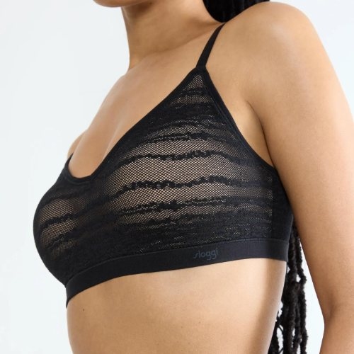 Sloggi Free Evolve black non-padded bra