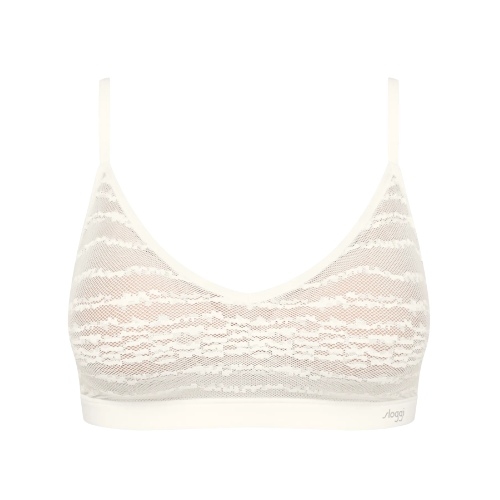 Sloggi Free Evolve white non-padded bra