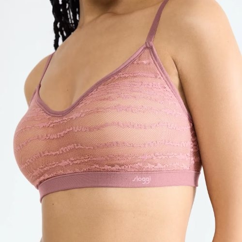 Sloggi Free Evolve pink non-padded bra