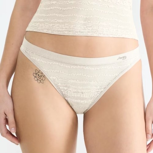 Sloggi Free Evolve white thong