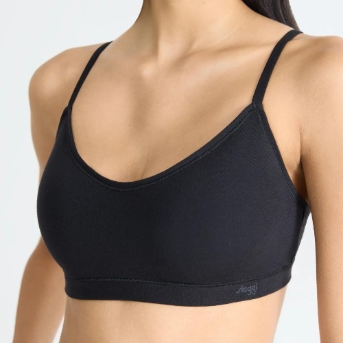 Sloggi Free Evolve black padded bikini bra