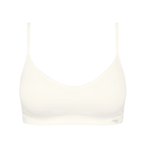 Sloggi Free Evolve white padded bikini bra