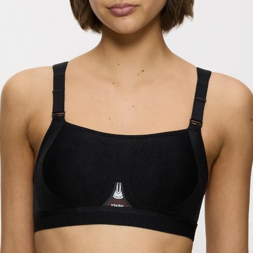 Triumph Triaction Gravity Lite black sport bra