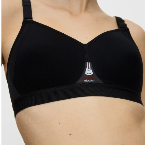 Triumph Triaction Gravity Lite black sport bra