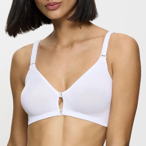 Triumph Triaction Fitness white sport bra