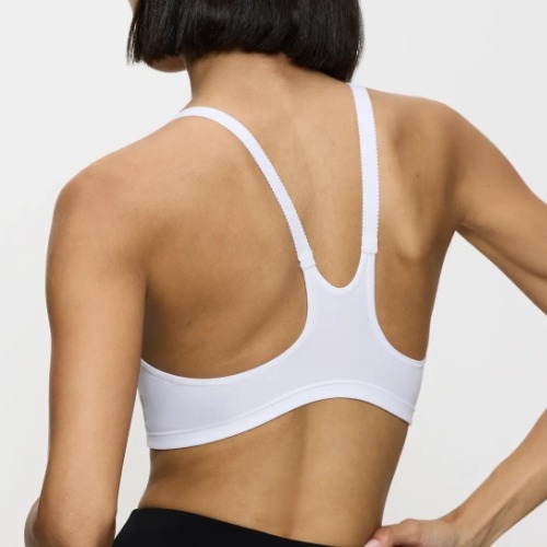 Triumph Triaction Fitness white sport bra