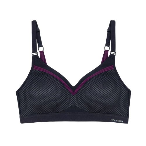 Triumph Triaction Free Motion black sport bra