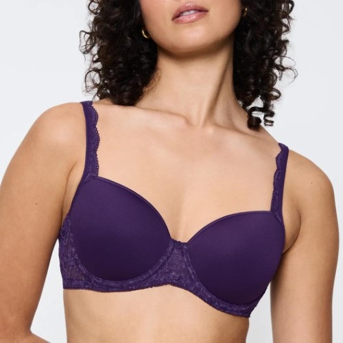 Triumph Amourette purple padded bra