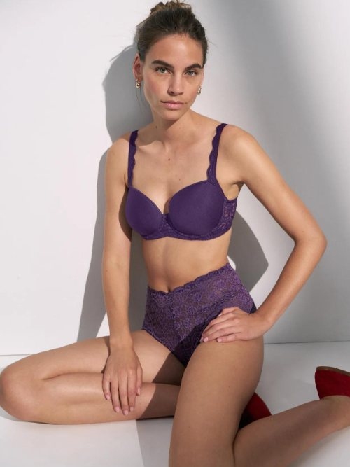 Triumph Amourette purple brief