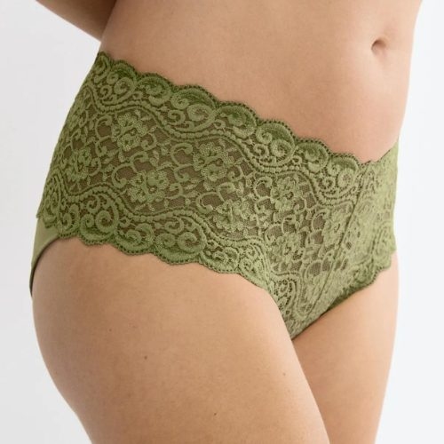 Triumph Amourette olive green brief