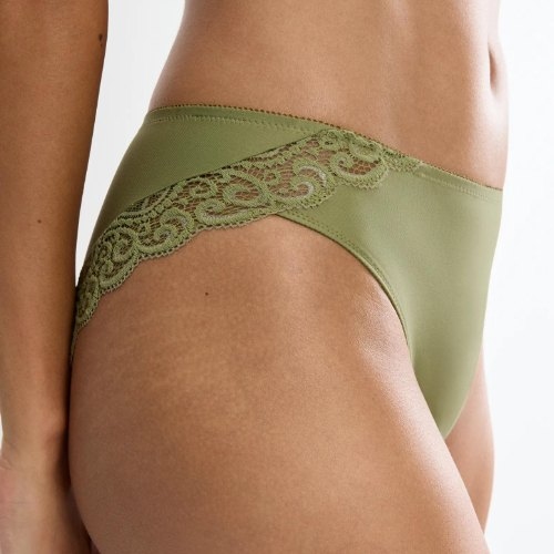 Triumph Amourette olive green brief