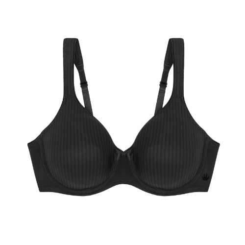 Triumph Modern Soft+Cotton black wireless bra