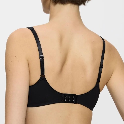 Triumph Modern Soft+Cotton black wireless bra