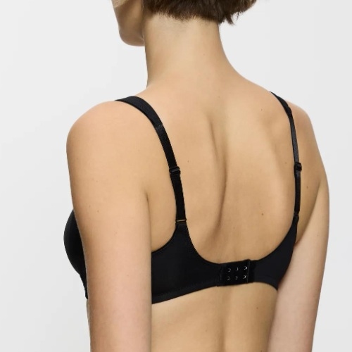 Triumph Modern Soft+Cotton black wireless bra