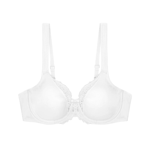 Triumph Modern Lace+Cotton white padded bra