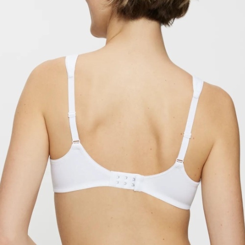 Triumph Modern Lace+Cotton white padded bra
