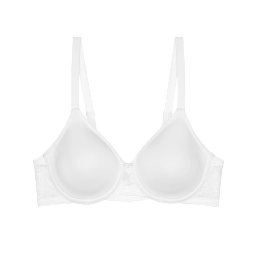 Triumph Modern Lace+Cotton white padded bra