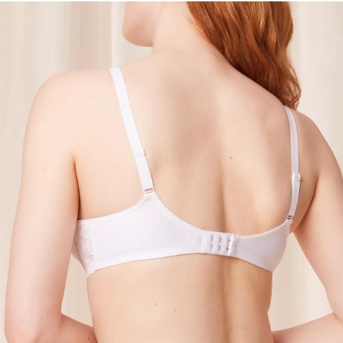 Triumph Modern Lace+Cotton white padded bra