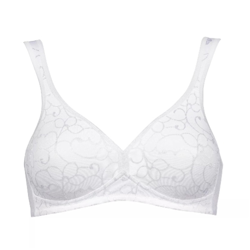 Triumph Elegant Cotton white wireless bra