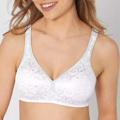 Triumph Elegant Cotton white wireless bra